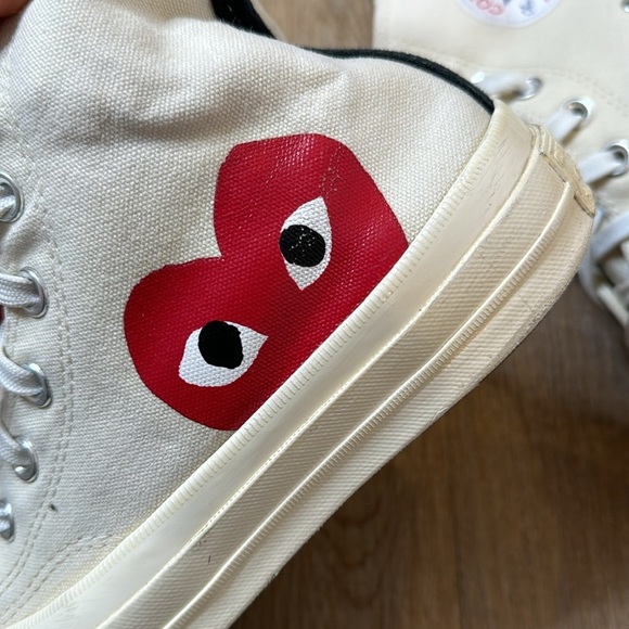 Converse Chuck Taylor Play x Comme Des Garçons 7 Womens Mens 5 - Picture 7 of 10